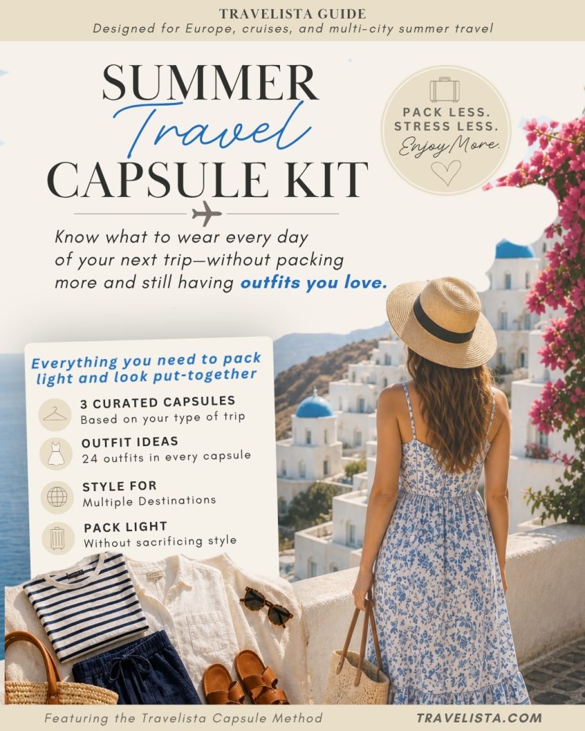 How to pack for Summer Travel in Europe