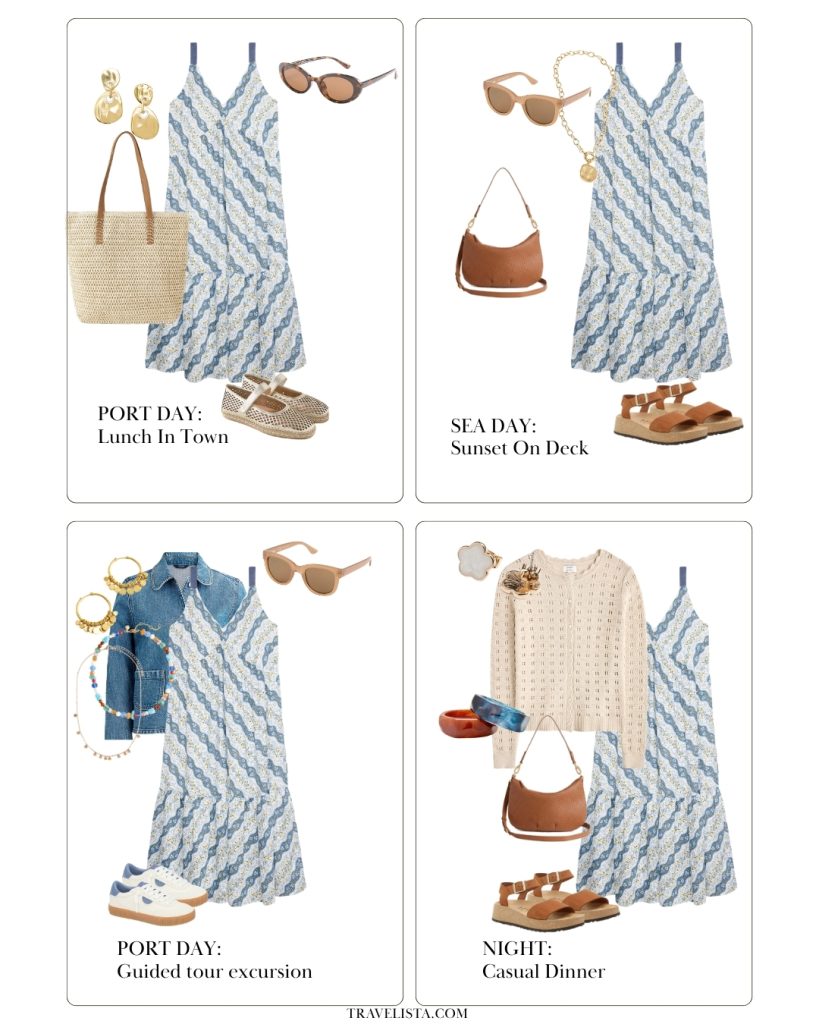 Europe Summer travel capsule wardrobe for cruise